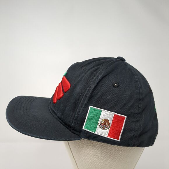 Hecho En Mexico Snapback Hat Black One Size Embroidered Top Level - Picture 3 of 9